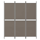 Vidaxl kamerscherm met 3 panelen 150x200 cm stof antracietkleurig
