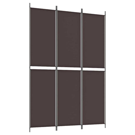 Vidaxl kamerscherm met 3 panelen 150x220 cm stof bruin
