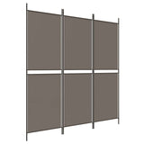 Vidaxl kamerscherm met 3 panelen 150x220 cm stof antracietkleurig