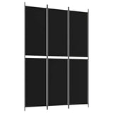 Vidaxl kamerscherm met 3 panelen 150x220 cm stof zwart