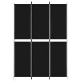 Vidaxl kamerscherm met 3 panelen 150x220 cm stof zwart