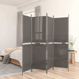 Vidaxl kamerscherm met 5 panelen 250x220 cm stof antracietkleurig
