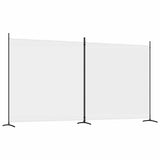 Vidaxl kamerscherm met 2 panelen 348x180 cm stof wit