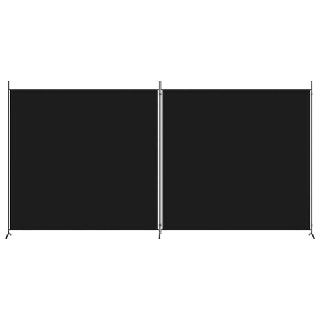 Vidaxl kamerscherm met 2 panelen 348x180 cm stof zwart