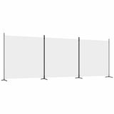 Vidaxl kamerscherm met 3 panelen 525x180 cm stof wit