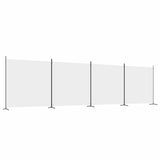 Vidaxl kamerscherm met 4 panelen 698x180 cm stof wit