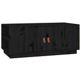 Vidaxl salontafel 100x50x41 cm massief grenenhout zwart