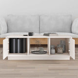 Vidaxl salontafel 100x50x35 cm massief grenenhout wit