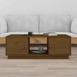 Vidaxl salontafel 100x50x35 cm massief grenenhout honingbruin