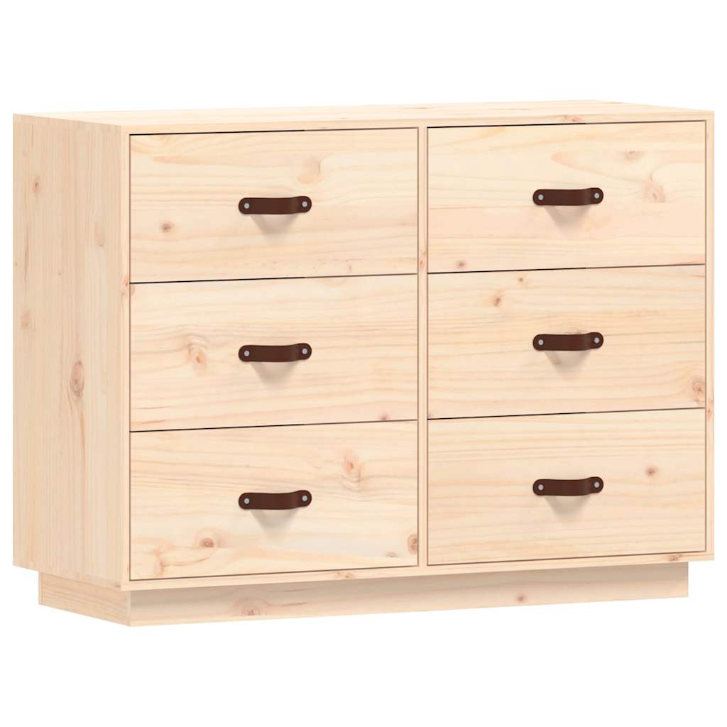Vidaxl dressoir 100x40x75 cm massief grenenhout