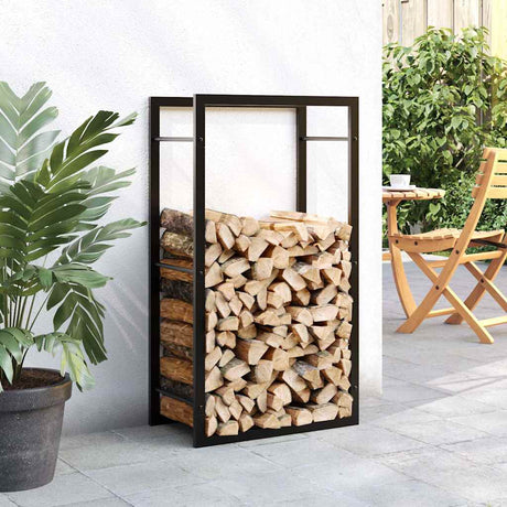 Vidaxl Kamin 50x28x94 cm Stahlmattschwarz