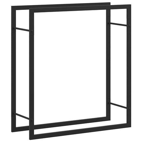 VIDAXL -Kamin 80x28x86 cm Stahl Mattzwart
