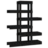 Vidaxl Plant Standard 85x25x109.5 cm Festkiefer schwarz