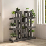 VIDAXL PLANT STANDEL GRAU 104,5 x 25 x 109,5 cm Festkiefer