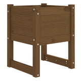 VIDAXL -Planungsbox 40x40x52,5 cm Festkiefer Honigbraun