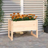 Vidaxl plantenbak 78x40x52 cm massief grenenhout