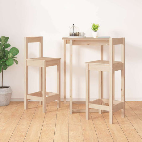 Vidaxl barstoelen 2 st 40x41,5x112 cm massief grenenhout