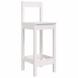 Vidaxl barstoelen 2 st 40x41,5x112 cm massief grenenhout wit