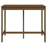 Vidaxl bartafel 140x80x110 cm massief grenenhout honingbruin