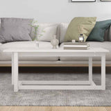 Vidaxl salontafel 110x55x45 cm massief grenenhout wit