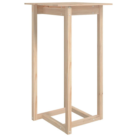Vidaxl bartafel 60x60x110 cm massief grenenhout