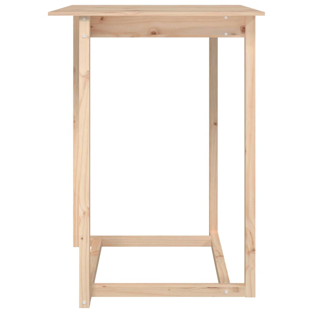 Vidaxl bartafel 80x80x110 cm massief grenenhout