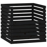 VIDAXL -Kompost -Bin 80x80x78 cm Festkiefer schwarz
