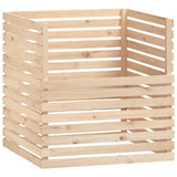 VIDAXL -Kompost -Bin 100x100x102 cm Festkiefer