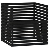 Vidaxl -Kompost -Bin 100x100x102 cm Festkiefer schwarz