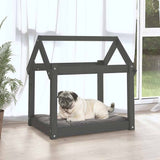 Vidaxl Hundekorb 71x55x70 cm Festkiefergrau