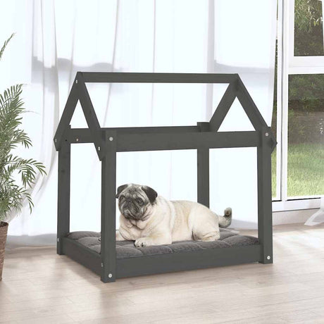 Vidaxl Hundekorb 71x55x70 cm Festkiefergrau
