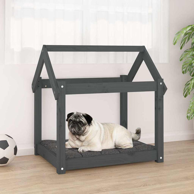 Vidaxl Hundekorb 71x55x70 cm Festkiefergrau