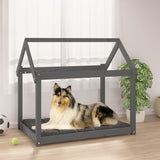 Vidaxl Hundebett 101x70x90 cm Festkieferngrau grau grau