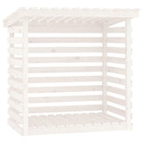 Vidaxl -Kamin Trek 108x73x108 cm Festkiefer weiß