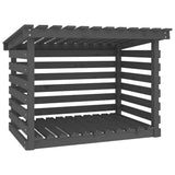 Vidaxl -Kamin Trek 108x73x79 cm Festkiefergrau