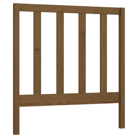 Vidaxl hoofdbord 95x4x100 cm massief grenenhout honingbruin