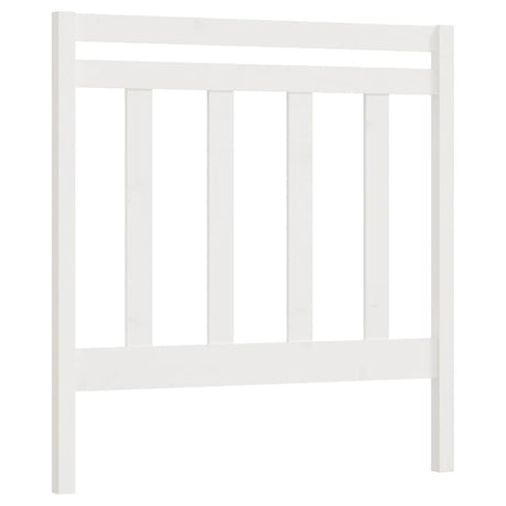 Vidaxl hoofdbord 95x4x100 cm massief grenenhout wit