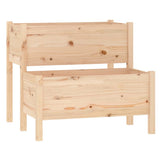 VIDAXL -Planungsbox 84.5x84x75 cm Festkiefer