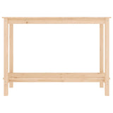 Vidaxl wandtafel 110x40x80 cm massief grenenhout