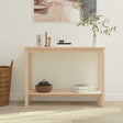 Vidaxl wandtafel 110x40x80 cm massief grenenhout