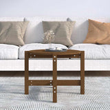 Vidaxl salontafel ø 62,5x45 cm massief grenenhout honingbruin