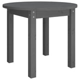 Vidaxl salontafel ø 55x45 cm massief grenenhout grijs