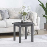 Vidaxl salontafel ø 55x45 cm massief grenenhout grijs