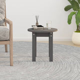 Vidaxl salontafel ø 35x35 cm massief grenenhout grijs