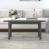Vidaxl salontafel 110x55x45 cm massief grenenhout grijs
