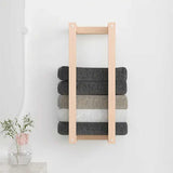 Vidaxl handdoekenrek 23x18x60 cm massief grenenhout