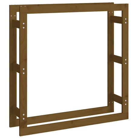 Vidaxl Kamin 100x25x100 cm Festkiefer Honigbraun