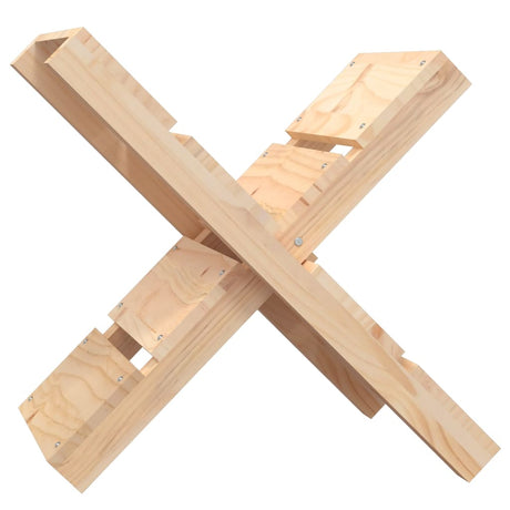 Vidaxl Holzblockhalter 47x39.5x48 cm Festkiefer