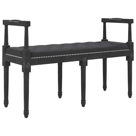 Vidaxl bankje 110x40x70 cm fluweel zwart
