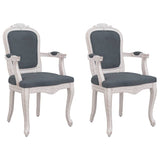 Vidaxl eetkamerstoelen 2 st 62x59,5x100,5 cm fluweel donkergrijs